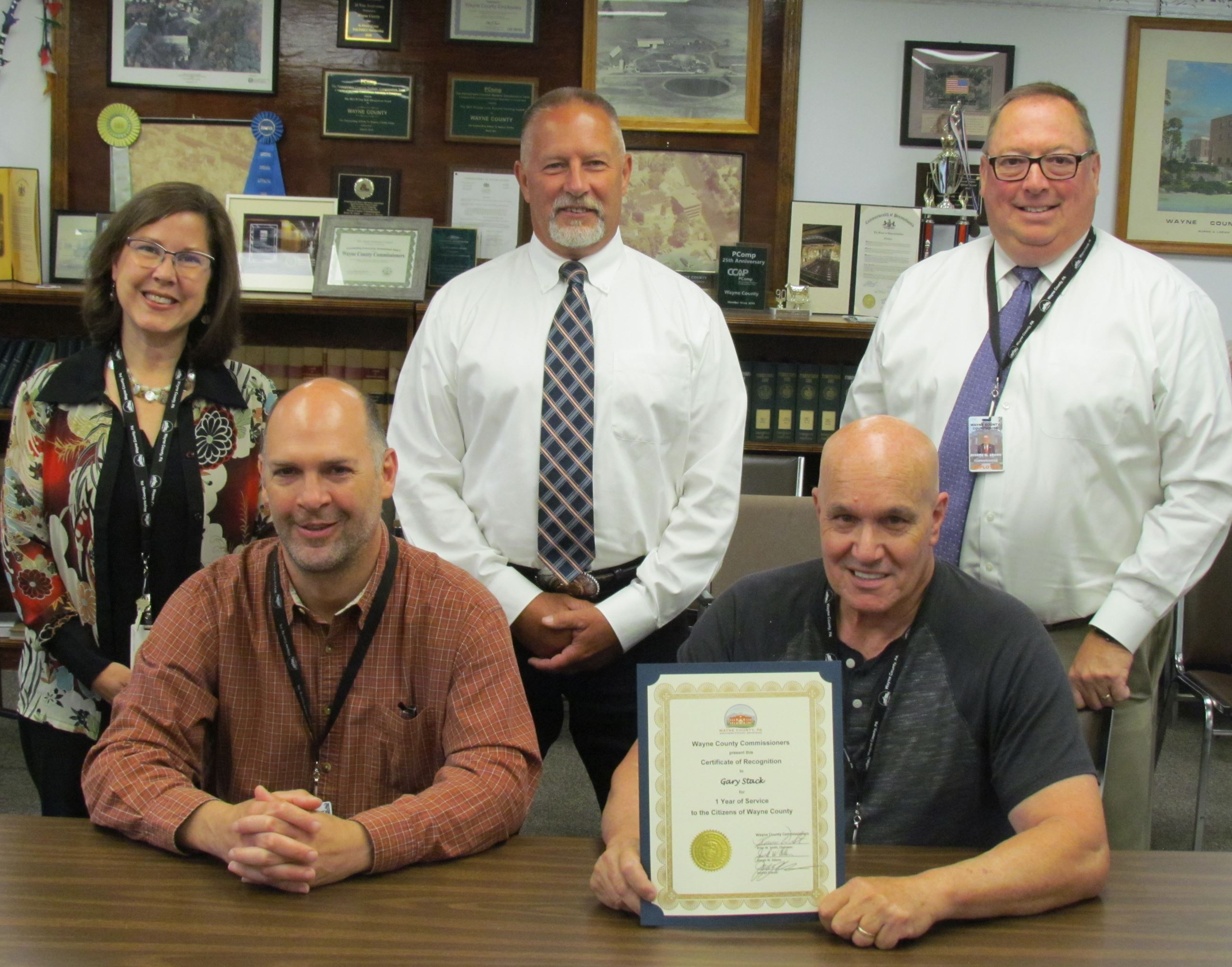 Gary Stack, Transportation, 1 year