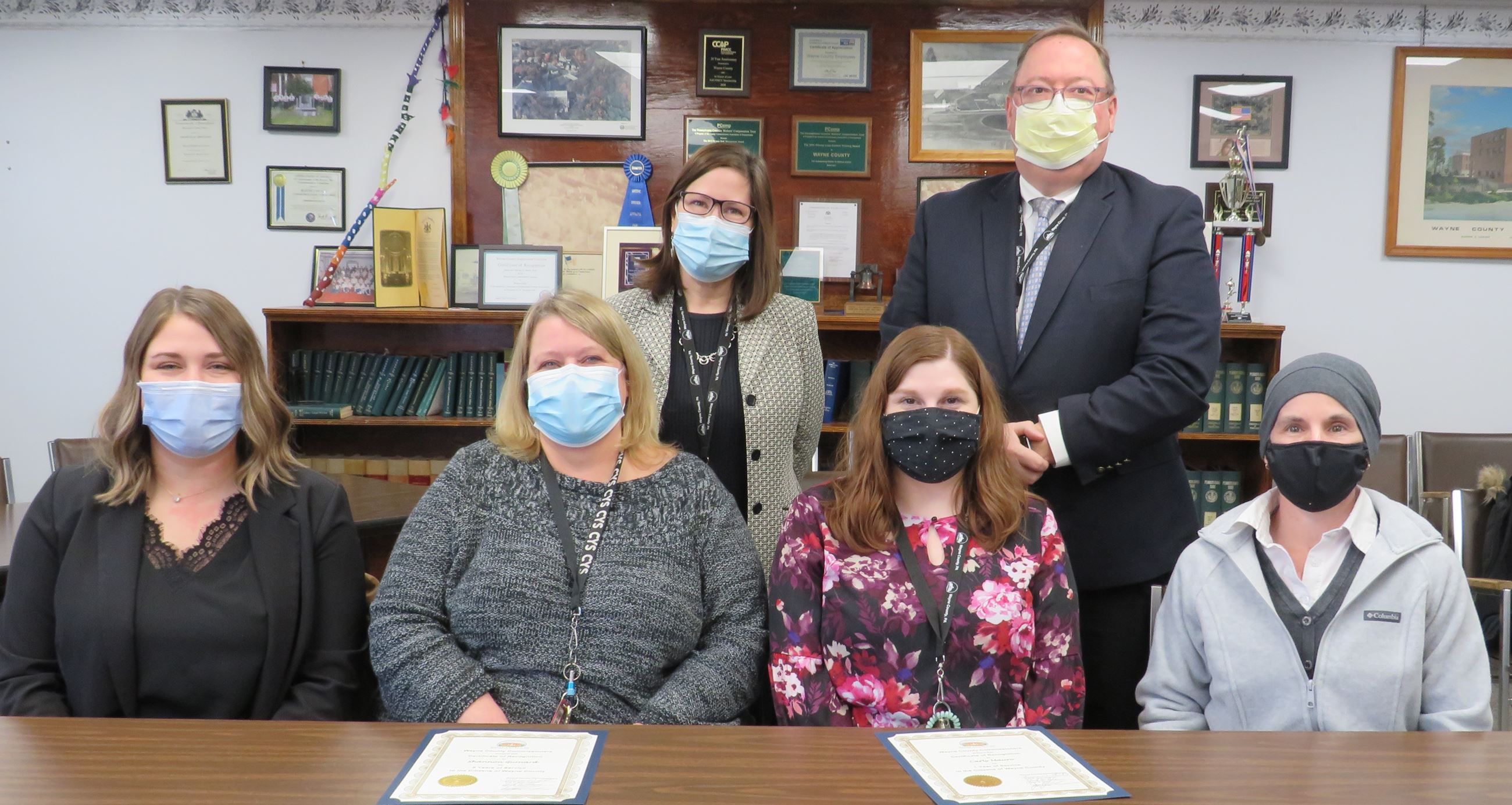 ShannonGuinard, 5 years, and Carley Mauro, 1 year, CYS