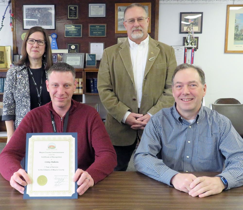 Corey Mahon, IT, 1 year