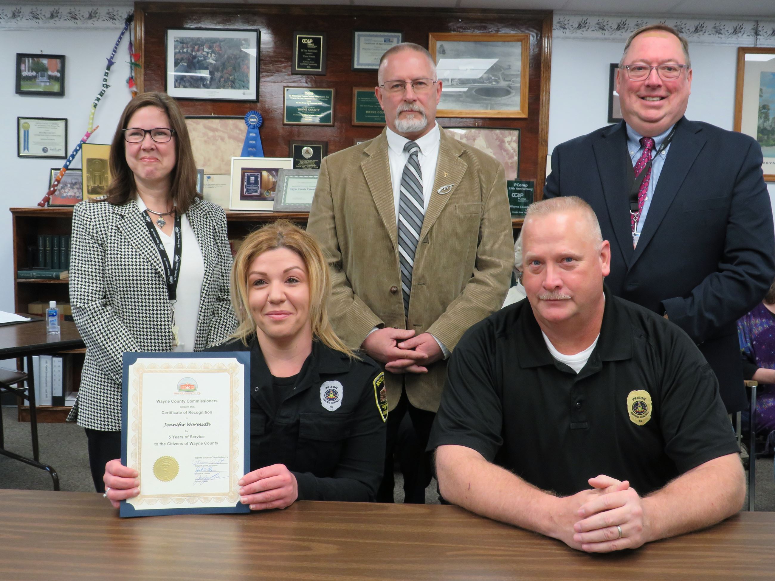 Jennifer Wormuth,Corrections, 5 years,