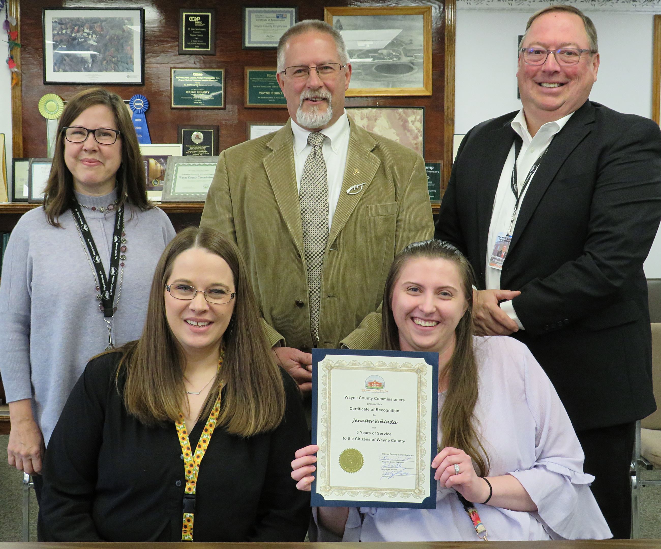 Jennifer Kokinda, 5 years, Behavioral Health