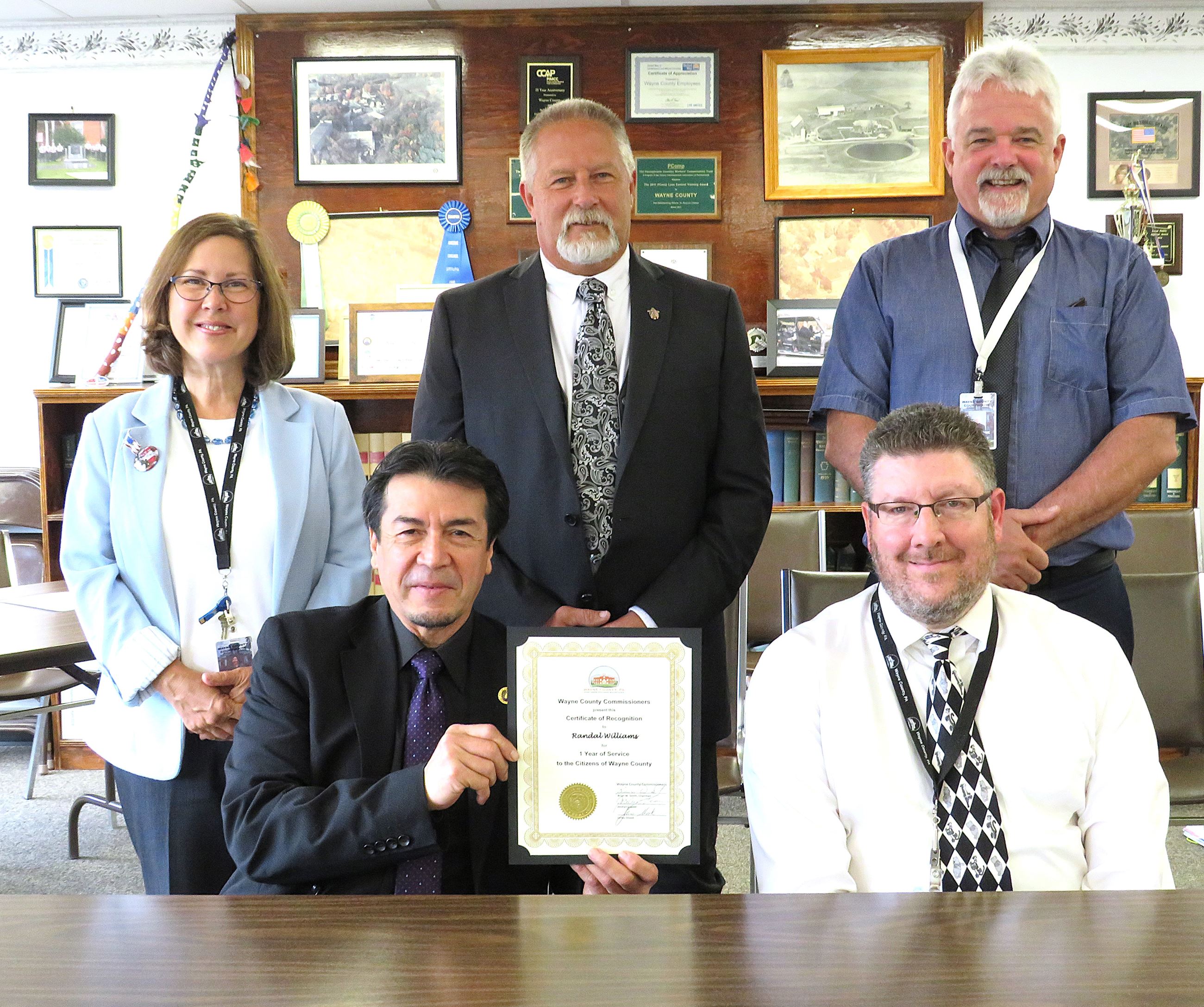 Randy Williams, Corrections, 1 year